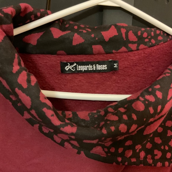 Tunic by Leopards and Roses medium burgundy - Picture 2 of 6